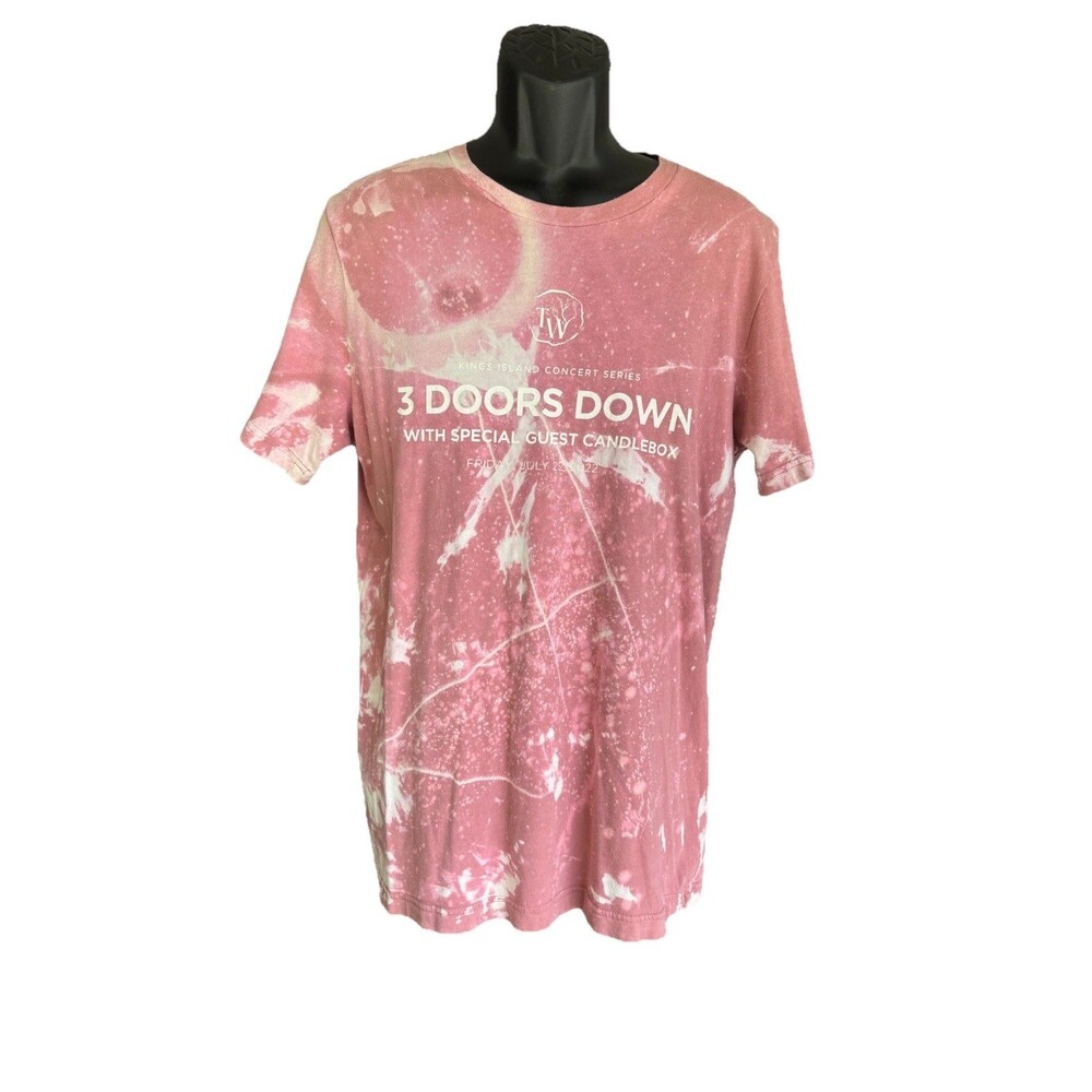 3 Doors Down Kings Island Concert Series 2022 W/CandleBox Men’s Large